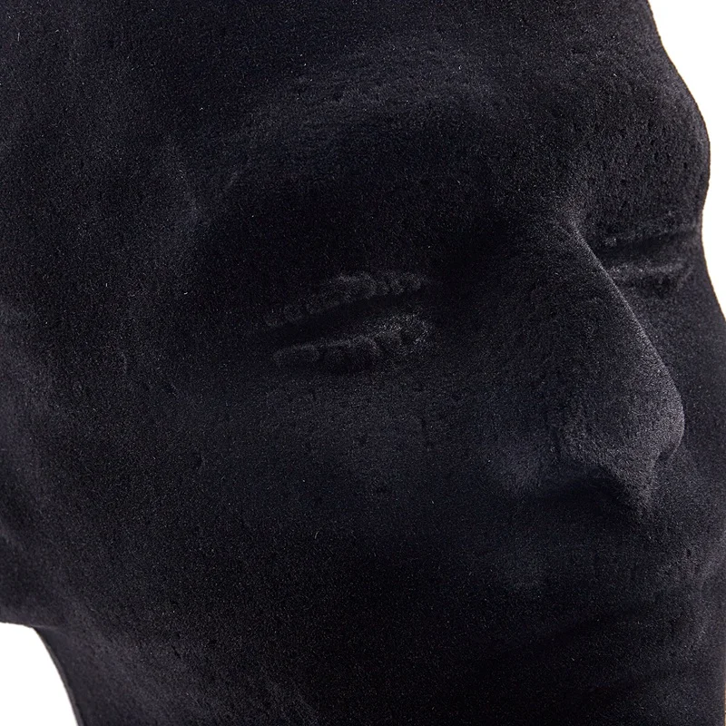 

Male Styrofoam Foam Mannequin Manikin Head Model Wigs Glasses Cap Display Stand Black