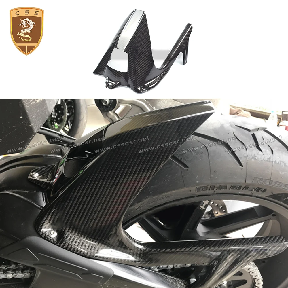 

CSSCAR мотоцикл для 2009-2016 BMW S1000RR черный углеродное волокно задний Hugger 3K саржевое переплетение s1000r Обтекатель капота крыла 4-006