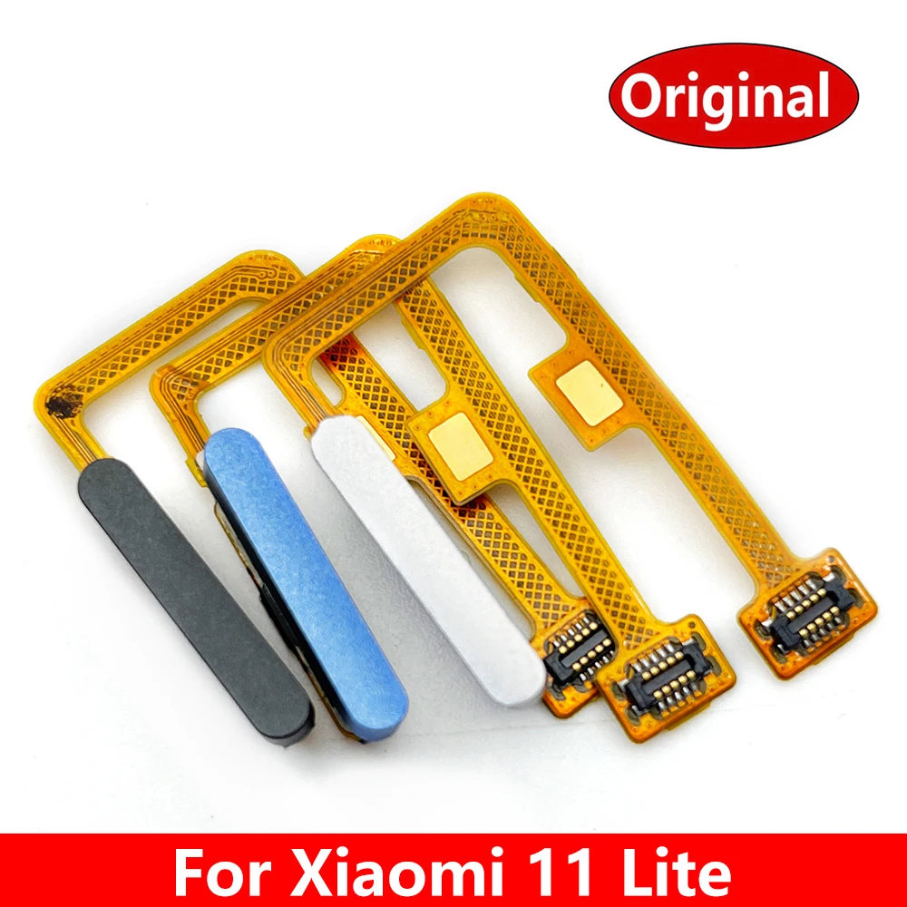 Cena 10 Sztuk Dla Xiaomi Mi 11 Lite Oryginalny Czytnik Linii Papilarnych Przycisk Home Identyfikator Dotykowy Wstążka Flex Cable Części Zamienne