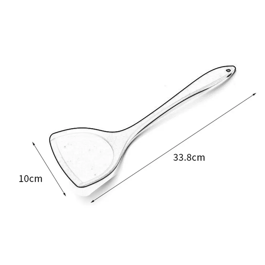 Силиконовая лопатка для кухни антипригарная в форме сердца | Дом и сад