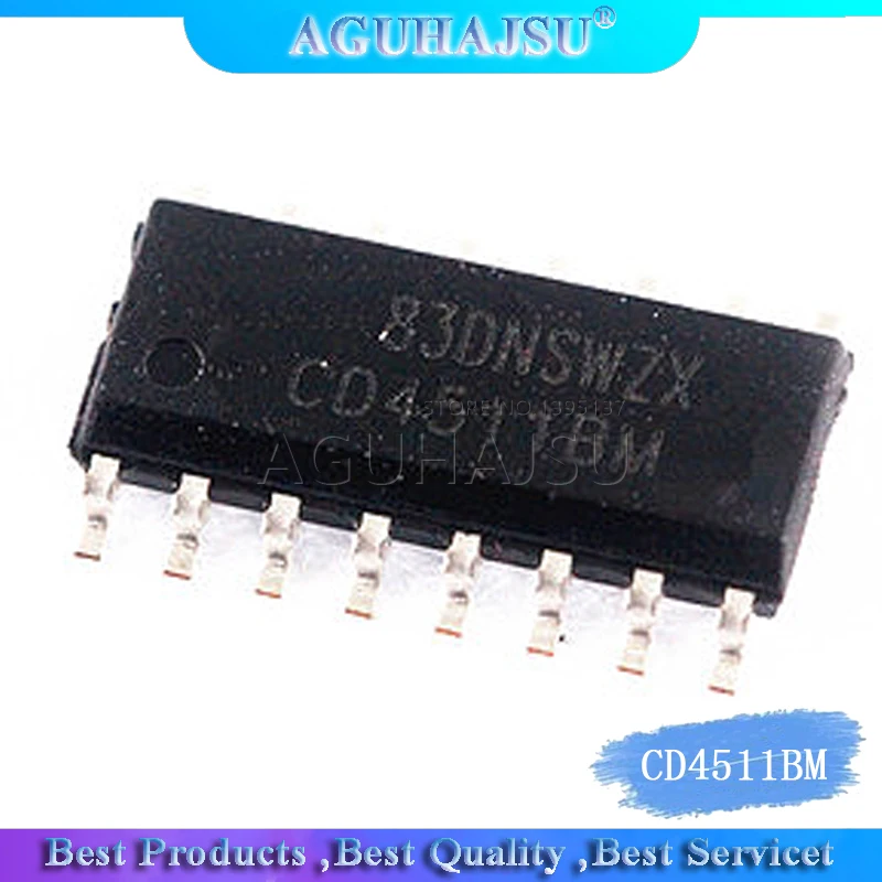 10 шт. / Лот CD4511BM СОП16 CD4511BM96 СОП CD4511 SMD | Электронные компоненты и принадлежности