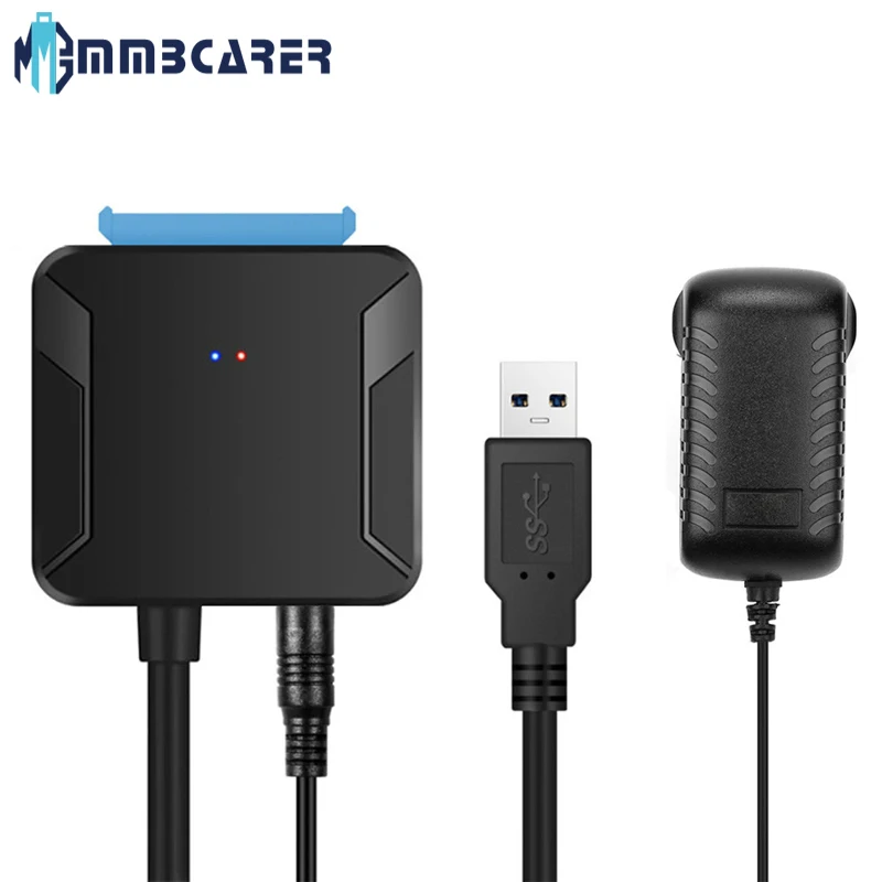 

0.4m USB 3.0 SATA Cables Converter Male to 2.5/3.5 Inch HDD/SSD Drive Wire Adapter Wired Convert Computer Connection Cables