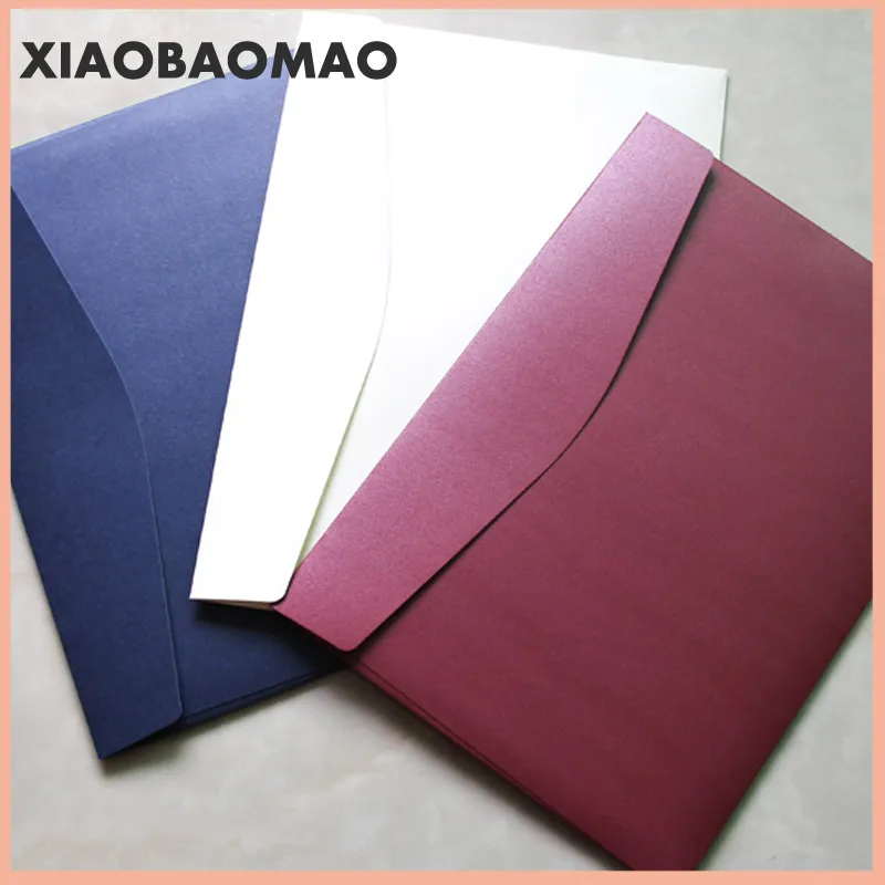 10pcs/lot  320mm * 230mm Vintage 250g Blank Kraft Paper DIY Multifunction Envelope Ribbon Postcard Box Package Paper