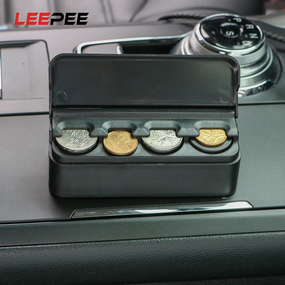 LEEPEE черный пластиковый автомобильный Orginazer универсальный чехол для монет