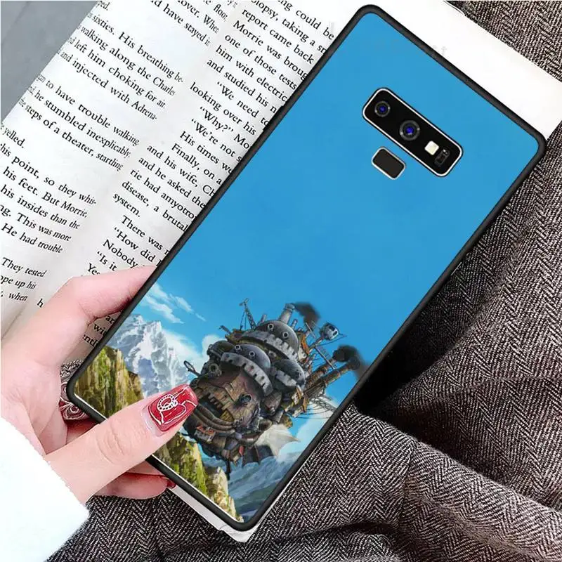 

Howls Moving Castle anime Phone Case For Samsung Galaxy S8 S9 S10 Plus S10E Note 3 4 5 6 7 8 9 10 Pro Lite Cover Funda Shell