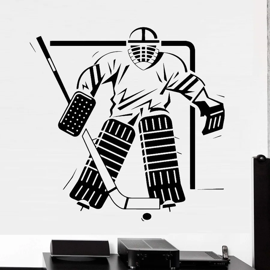 Принтом в виде героев мультфильмов спортивный хоккей на льду настенное