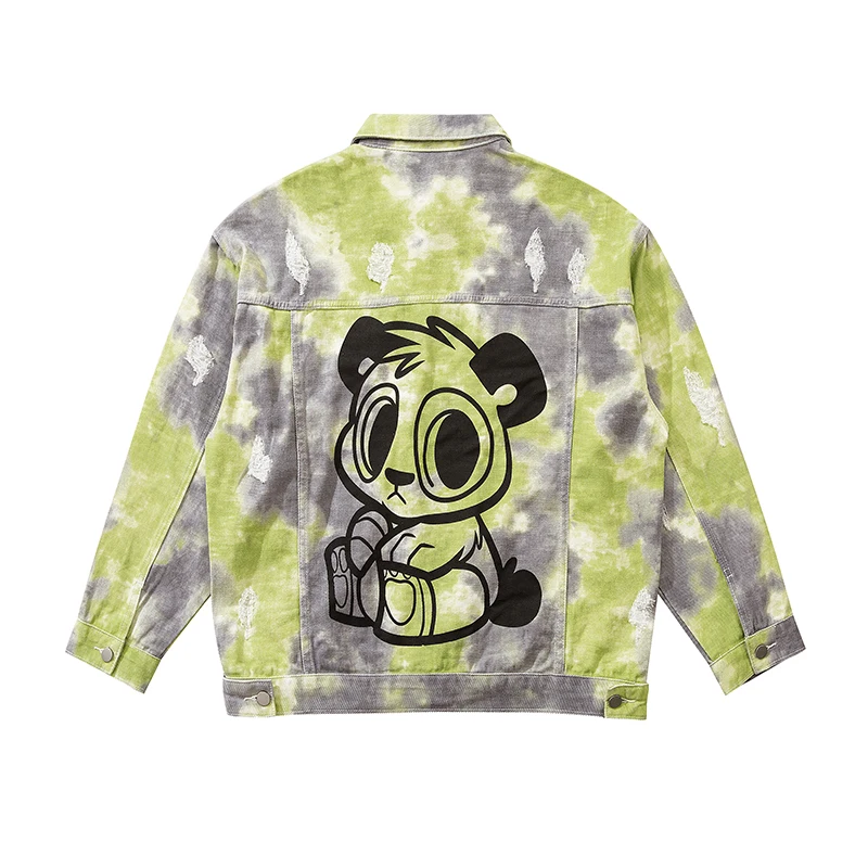 Джинсовая куртка в стиле оверсайз для мужчин и женщин свободная Повседневная