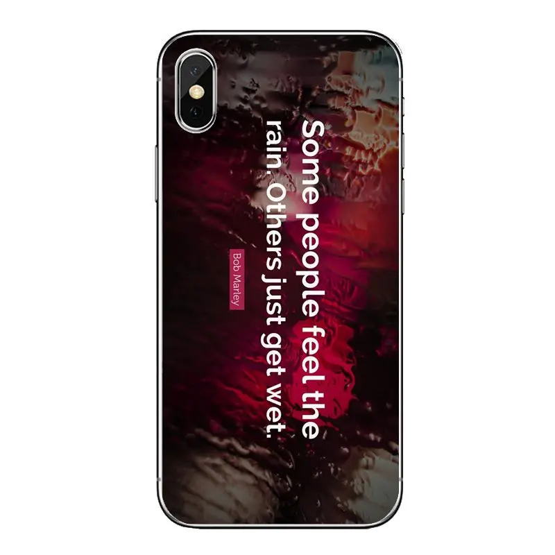 Bob Marley Quotes On Life Love and Money Transparent Soft Covers For Xiaomi Mi A1 A2 5X 6X 8 lite SE Pro Max Mix 2 2S 3 Mi5 Mi5S |