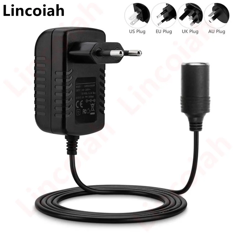 AC 110V/220V DC 12V 2A for Car Cigarette Lighter Power Adapter Socket 220V to 12 V Volt Charger Converter Home Parts US/EU/UK/AU AC 110V/220V DC 12V 2A for Car Cigarette Lighter Power Adapter Socket 220V to 12 V Volt Charger Converter Home Parts US/EU/UK/AU