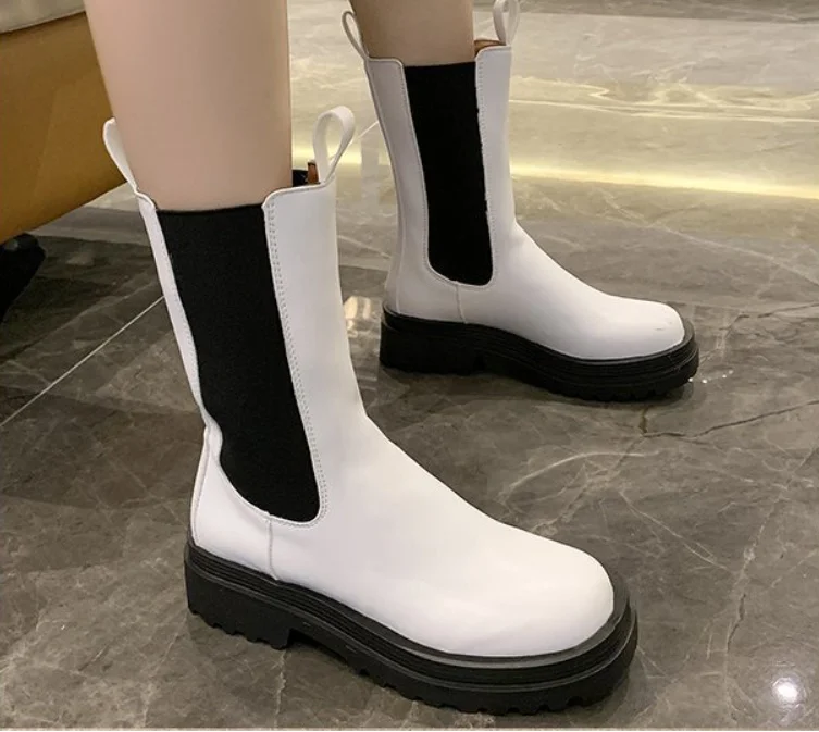 Sapatos de Couro Sapatos de Salto Verão Pequeno Feminino Mary Jane Alto Japonês Retro Plataforma Sapatos Femininos 2021