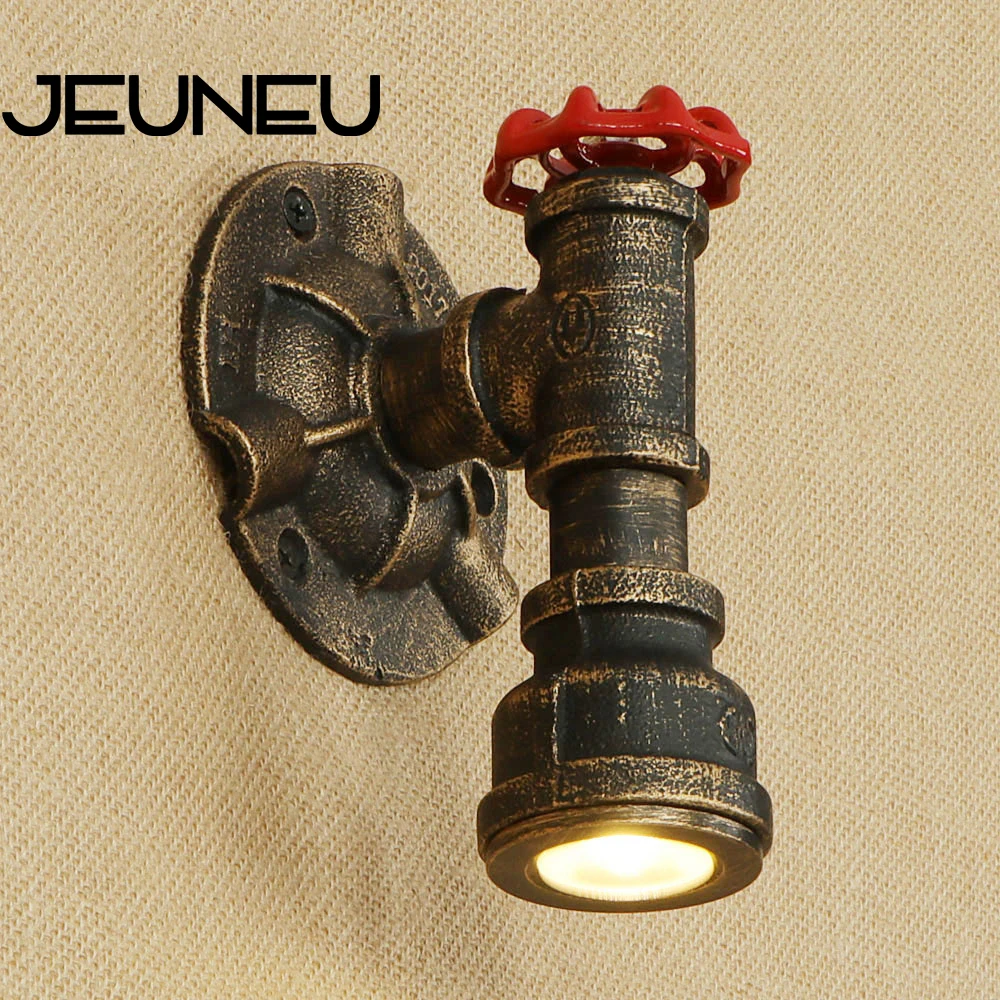 Лофт промышленный светильник в скандинавском стиле ретро настенный