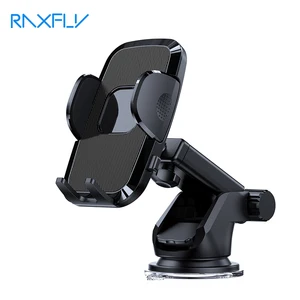 raxfly sucker car phone holder for phone 360° rotation windshield mobile phone holder in car gps mount support for iphone xiaomi free global ship