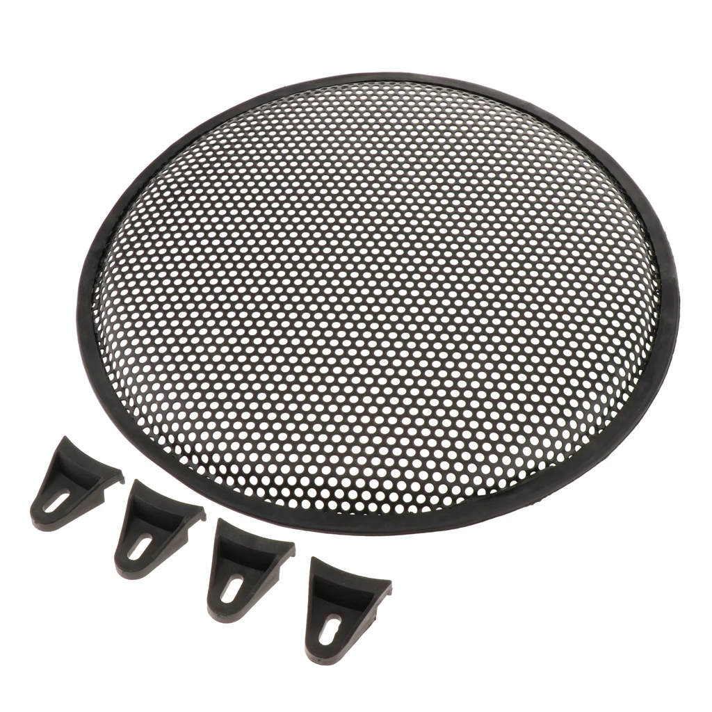 

Speaker Protective Grills 12" Mesh Round W/ 4x Screw & Fix Holder