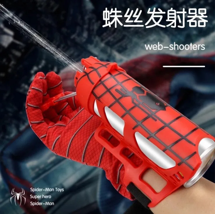 Паук Человек паук шелковая пусковая установка игрушка вращающаяся