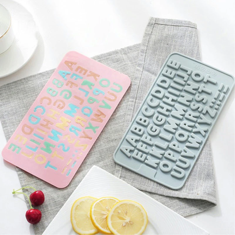 Letter Alphabet Silicone Mold Non-stick Diy Chocolate Ice Cube Cream Cake Making Tool Creative Baking Mould 1PC | Дом и сад