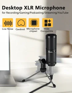 karaoke recording studio connector headphone for youtube condenser directional microphones and headset