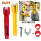 Новый инструмент для ремонта и сантехники, противоскользящий гаечный ключ, гаечный ключ для ремонта кухонной раковины, смеситель для ванной комнаты, монтажный гаечный ключ