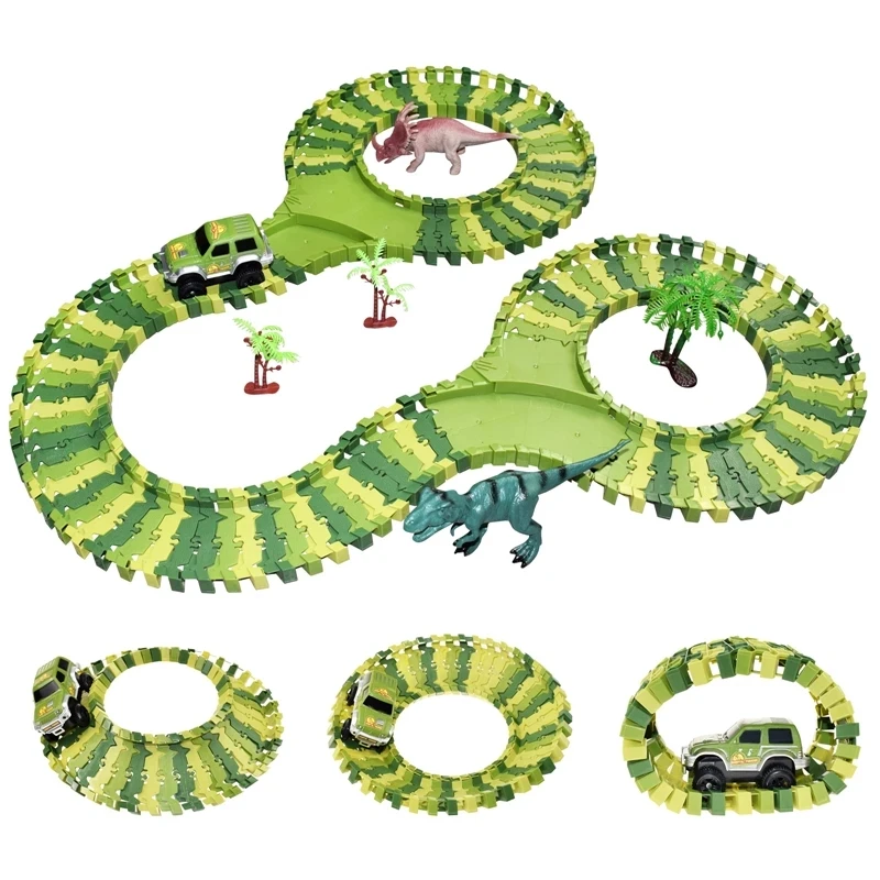 153 шт. детский гоночный автомобиль динозавр | Игрушечный транспорт