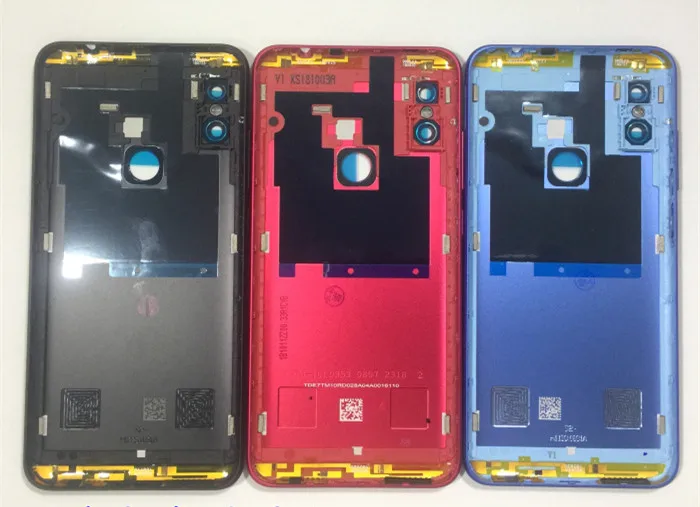 Задняя крышка Замена батареи задняя с боковыми клавишами для Xiaomi Redmi Note 6 Pro sim