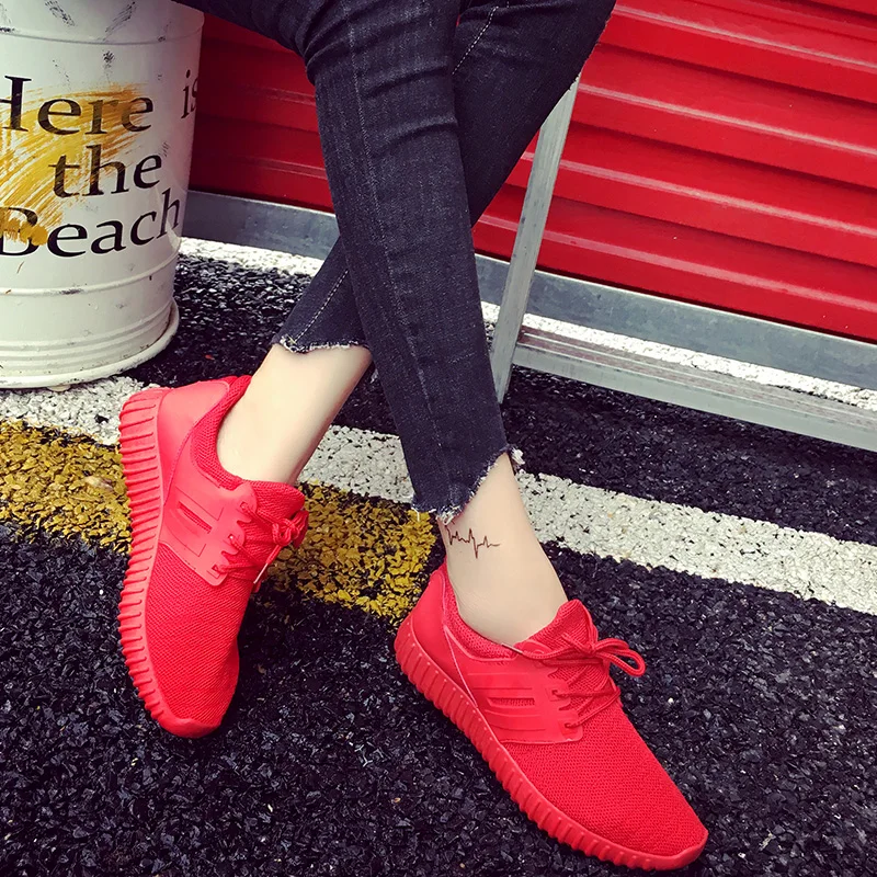 

PUPUDA Women Sneakers Mesh Breathable Casual Shoes Women Sport Sneakers Women Jogging Shoes Summer