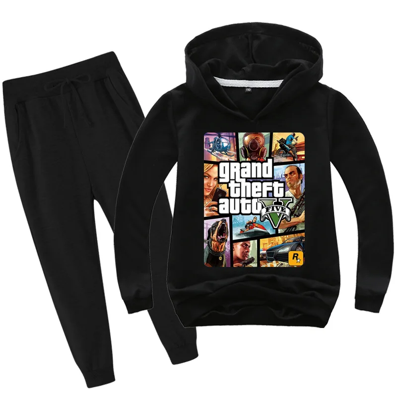 Розничная продажа Одежда с надписью комплекты Grand Theft Auto спортивные костюмы