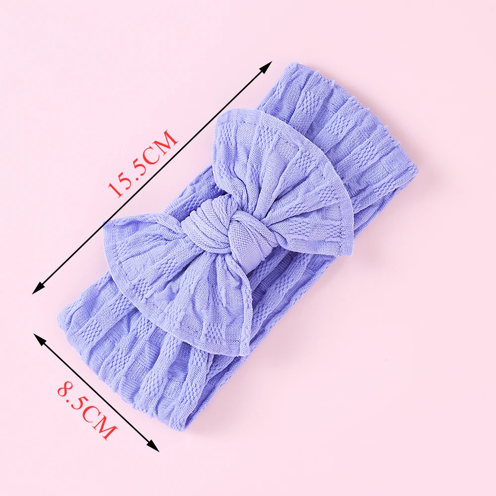 

Повязка на голову детская, нейлоновая, эластичная, с бантом