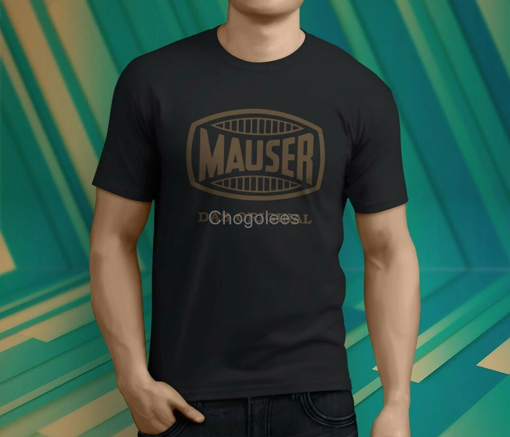 Новая популярная мужская футболка Mauser Gun с огнестрельным оружием размер S-3X -
