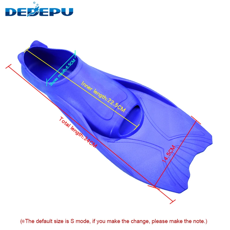 Спортивные ласты DEDEPU для дайвинга резиновая нескользящая обувь плавания и