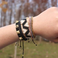 zhongvi mexican heart bracelet for girls miyuki bracelets jewelry handmade loom rivet jewellery hematite pulseras for women gift