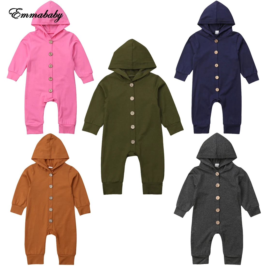 Новинка 2020 Детский комбинезон с капюшоном для мальчиков и девочек детская одежда