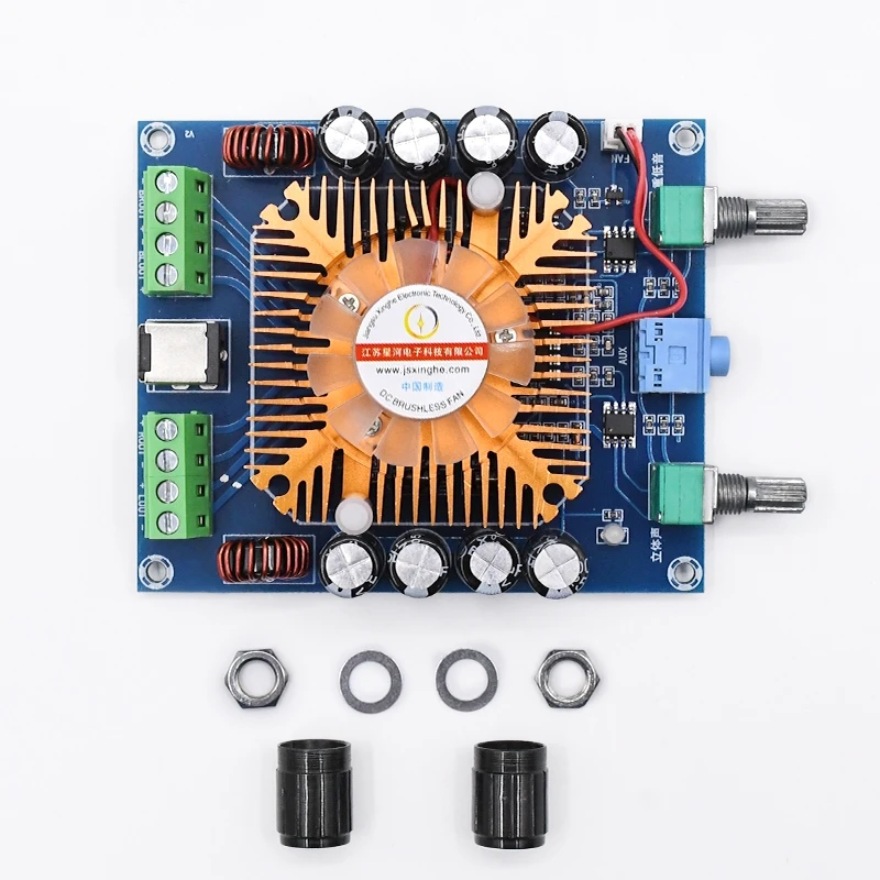 XH-A372 TDA7850 четырехканальный 50 Вт * 4 HIFI автомобильный стерео аудио усилитель плата