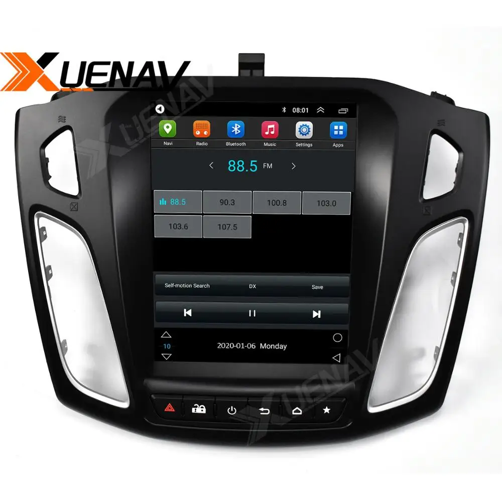 Автомобильный GPS-плеер на Android для ford focus 2012-2016 Авторадио 10 4-дюймового сенсорного