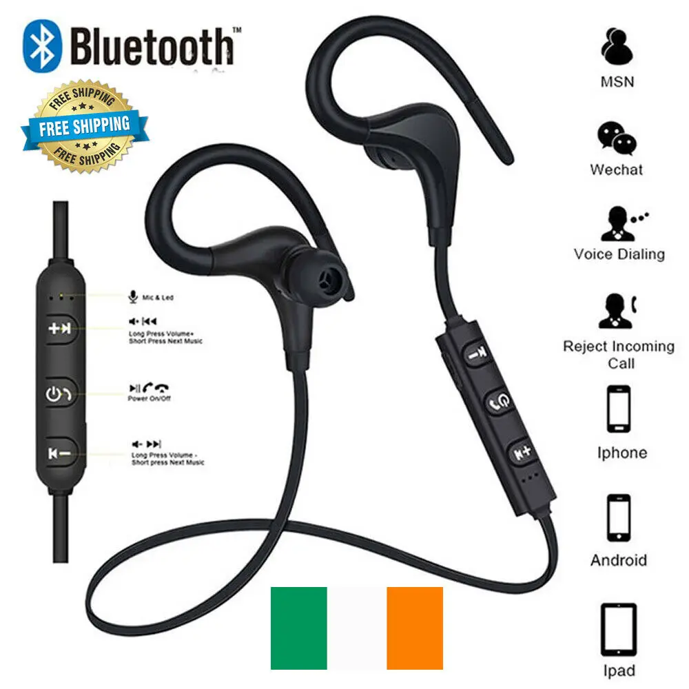 

Беспроводные наушники Bluetooth, спортивные наушники, игровая гарнитура