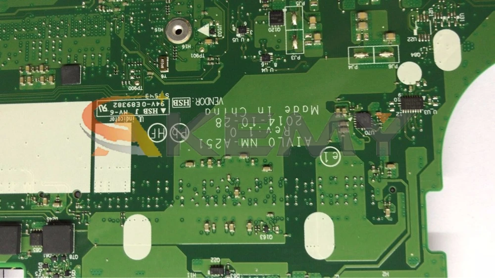 akemy aivl0 nm a251 is suitable for lenovo thinkpad t450 laptop motherboard 00hn501 00hn505 00hn506 cpu i5 5200u work free global shipping