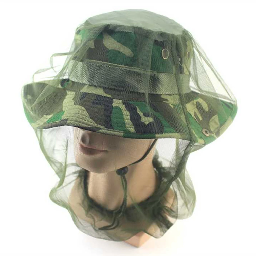 Midge Mosquito Insect Hat Bug Mesh Head Net Face Protective Cover for Outdoor Camping Travelling Backpacking Fishing | Дом и сад