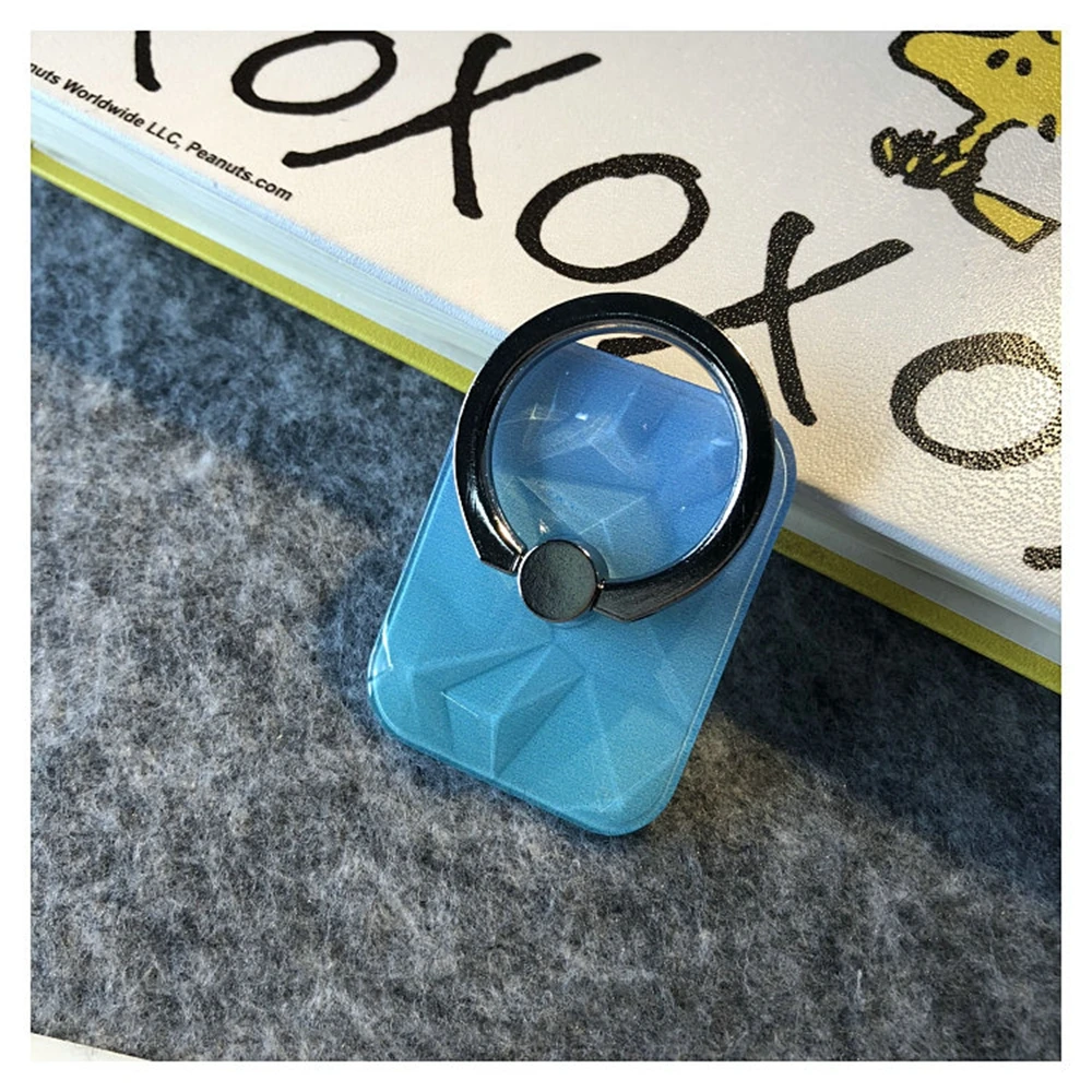 Blue Цветной Кристальный держатель для телефона, подставка для iPhone 11, 360, сотовый смартфон, кольцо для Honor 10, iPhone 7, чехол, держатель - Цвет: Blue