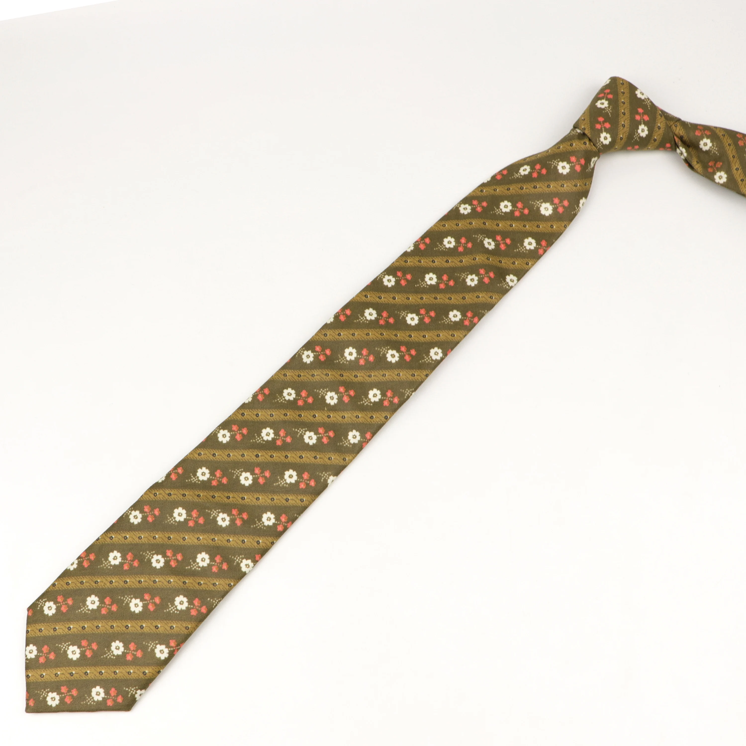 Узкий цветочный галстук 7 см ширина хлопок узкий для вечерние Повседневный с