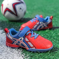 soccer shoes children boys girls babys kids student 2021 fashion sports red leather sneaker outdoor football boots