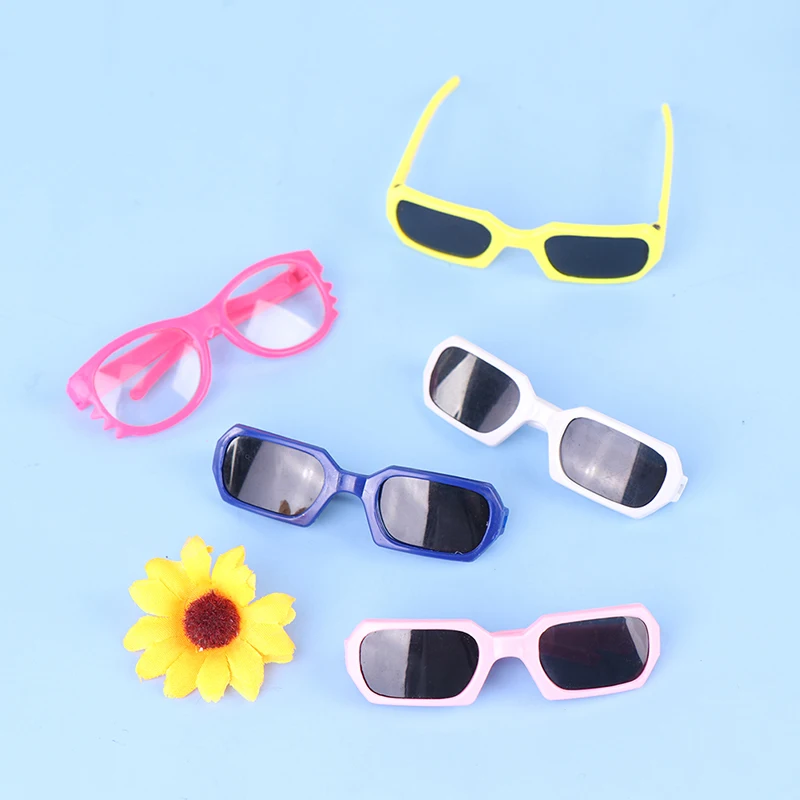 1 шт. кукольные прямоугольные очки пластиковые очки для кукол подходит для 18-дюймовых кукол подарок для девушек