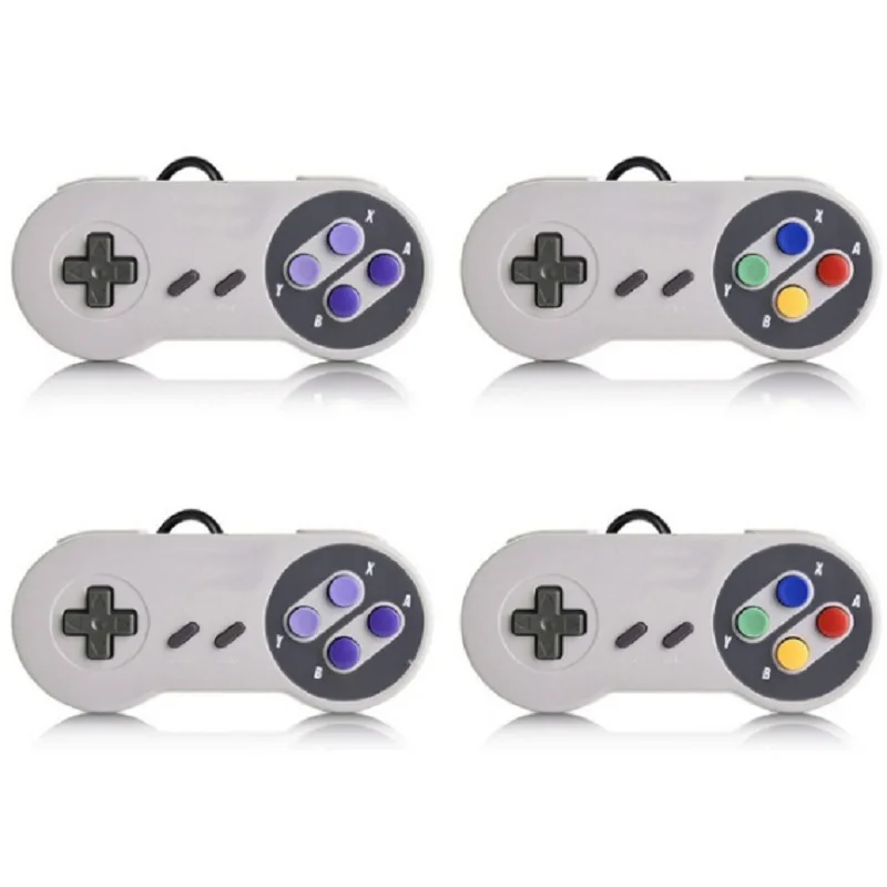 

2pcs USB 2.0 PC Gamepad Wired Game Controller Joystick Joypad Game Controller SNES Game Pad for Windows PC MAC Computer Control
