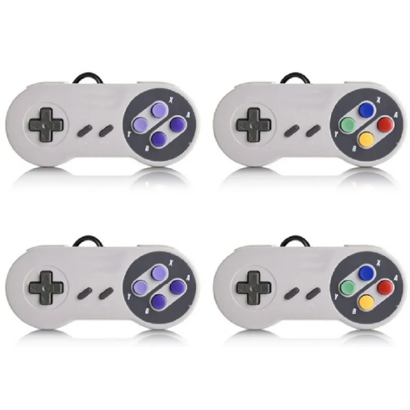 2 шт. USB 0 PC геймпад проводной игровой Управление Джойстиком Joypad SNES для Windows