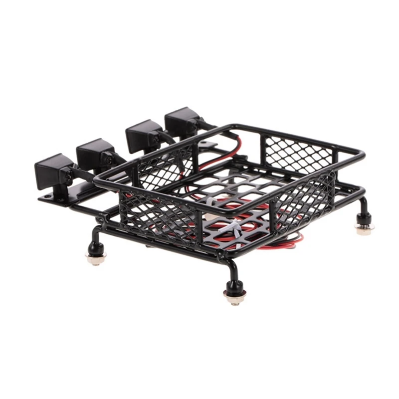 

Roof Rack Luggage Carrier with Square LED Light Bar with Shock Absorber