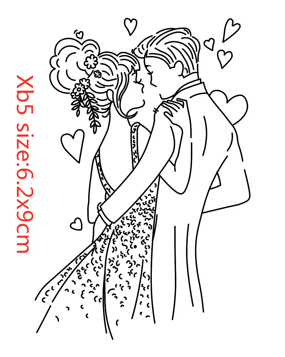 

Wedding Hug Transparent Clear Pattern Stamps For DIY Scrapbooking/Card Making/Kids Christmas Fun Decoration Suppliestampons