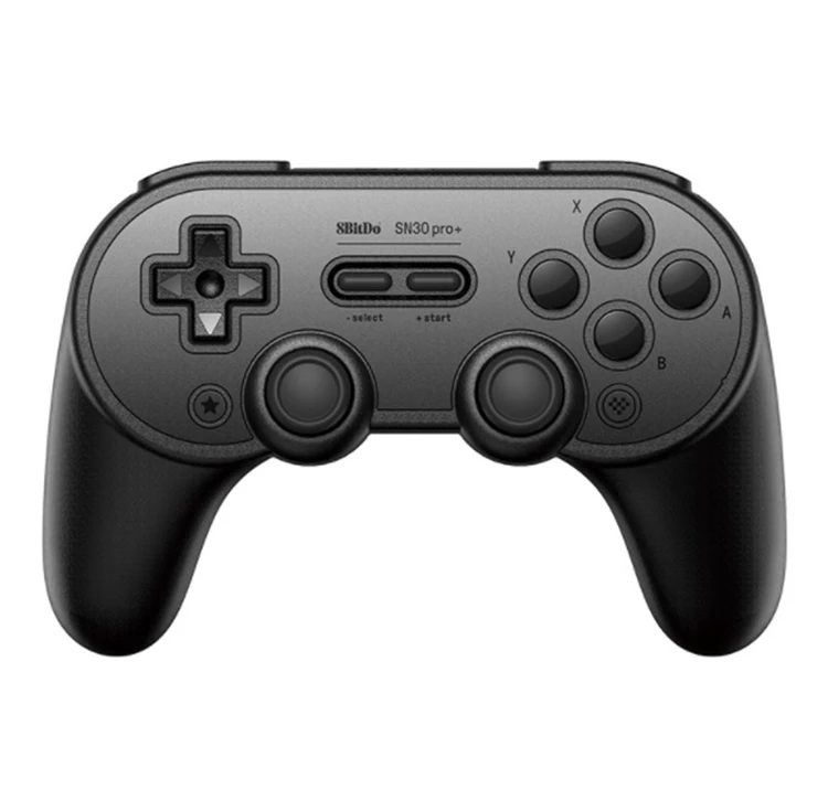 Для 8 Bitdo SN30 PRO+ беспроводной Bluetooth 4,0 геймпад джойстик с держателем кронштейна телефона для переключателя/Windows/пара/macOS - Цвет: Black version