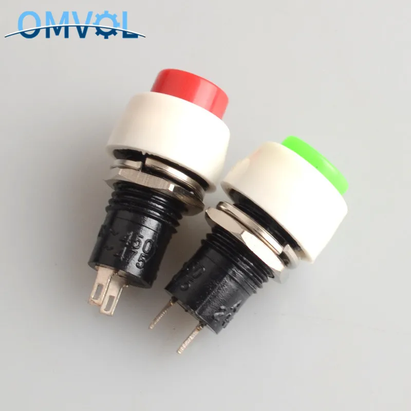 Настенный датчик движения 10 мм мгновенный и самоблокирующийся кнопочный