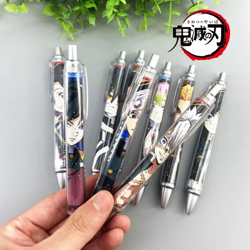 Demon Slayer Kimetsu No Yaiba Ballpoint Pen Press Style Ball Pens For School Office w |