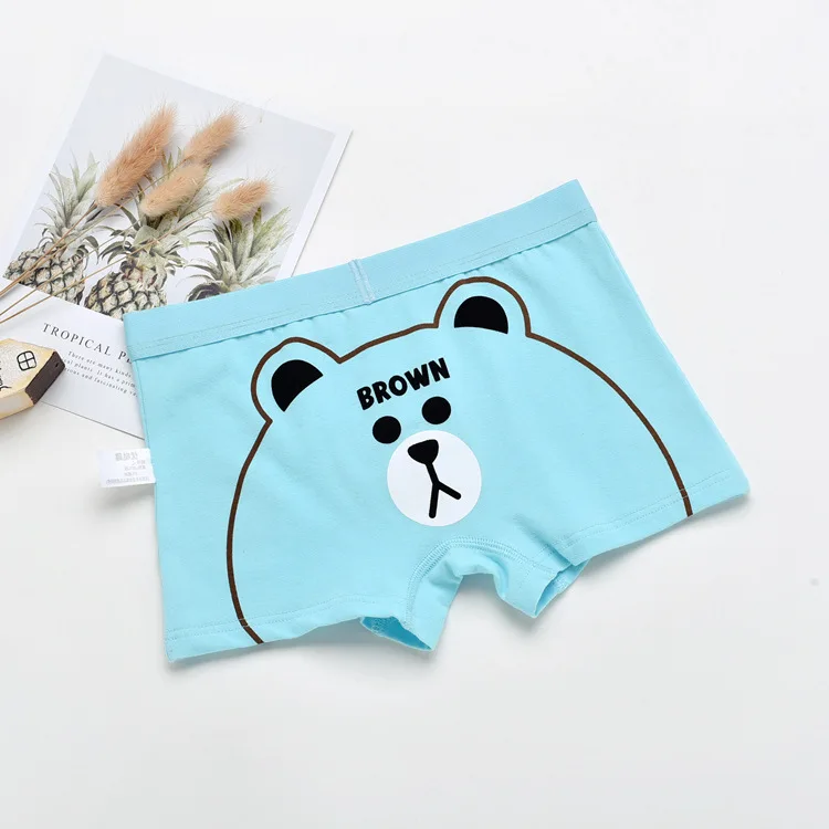 1 шт. хлопковые трусы боксеры для мальчиков 2 10 лет|Нижнее белье| |