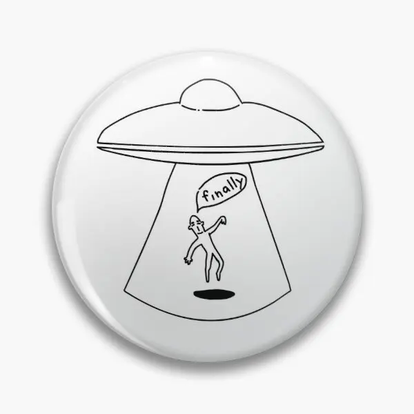 Булавка с мягкой кнопкой в виде инопланетянина ювелирные изделия креативный