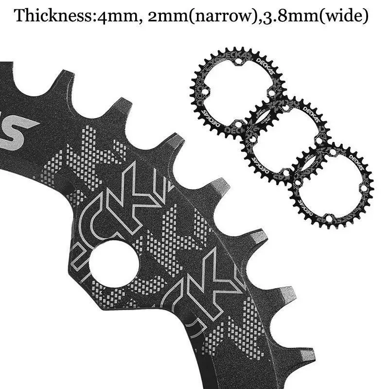 DECKAS 96BCD коленчатый набор Овальный 94BCD цепное кольцо узкая широкая круглая цепь
