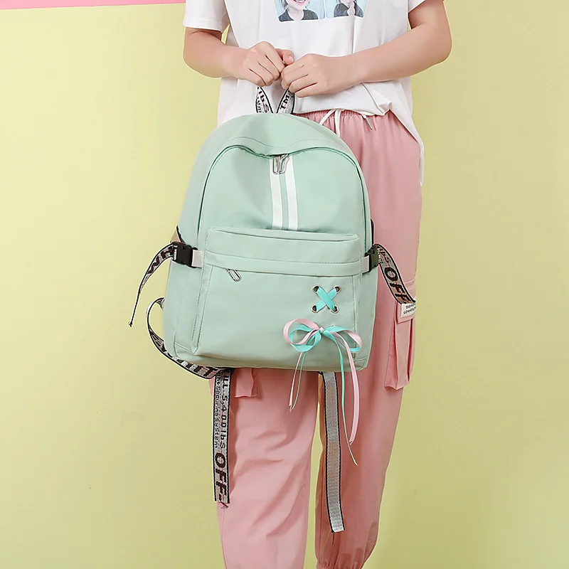 2019 летняя новая сумка через плечо школьная большая вместительность корейский